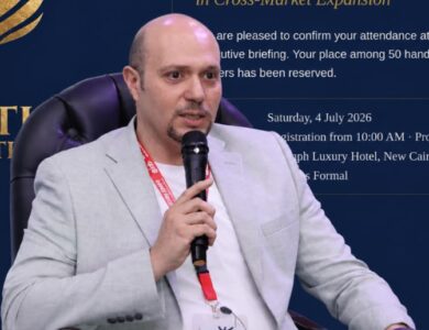 المهندس هيثم منصور الرئيس التنفيذي لشركة تحوت للاستشارات ومستشار التطوير المؤسسي وريادة الأعمال