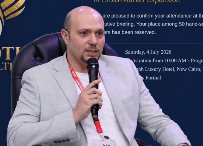 المهندس هيثم منصور الرئيس التنفيذي لشركة تحوت للاستشارات ومستشار التطوير المؤسسي وريادة الأعمال