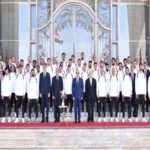 الرئيس السيسي يستقبل منتخب مصر