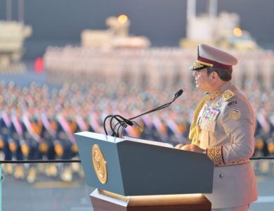 الرئيس السيسي خلال احتفالية اِفتتاح القيادة الاستراتيجية للدولة بالعاصمة الجديدة "الاوكتاجون"