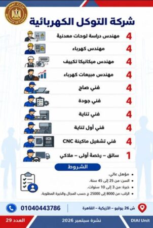 طرح 958 فرصة عمل جديدة في 43 شركة خاصة داخل 12 محافظة