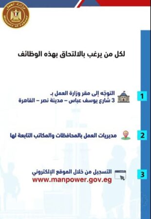 طرح 958 فرصة عمل جديدة في 43 شركة خاصة داخل 12 محافظة